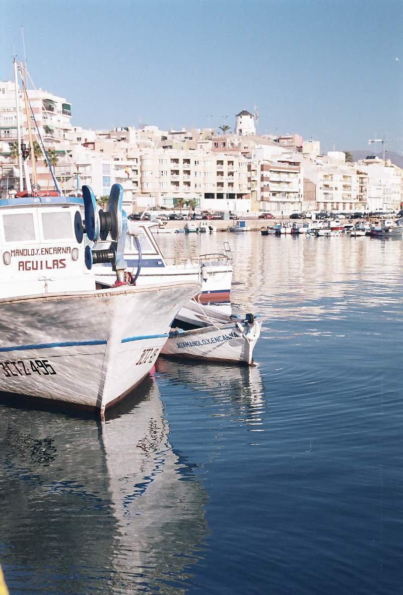 Boat at Aguilas Harbour