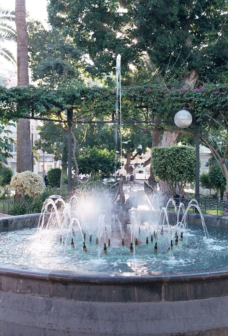 Fountain in Águilas Square
